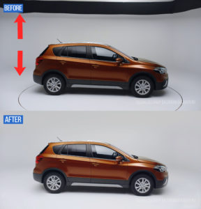 Removal of black lines. Before/After Cleanup Suzuki.